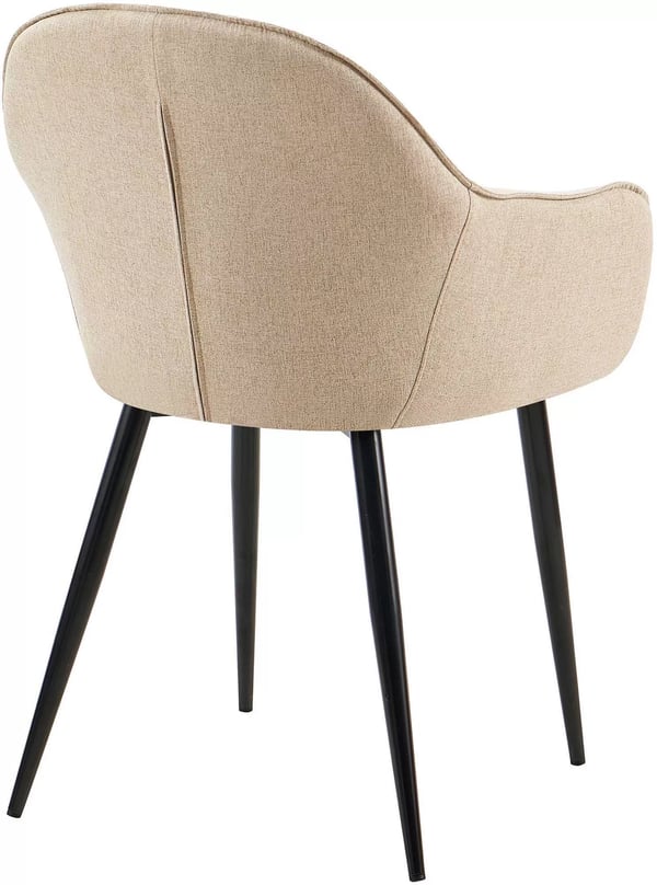 2 kpl Boise kangastuolia, taupe, metallirunko