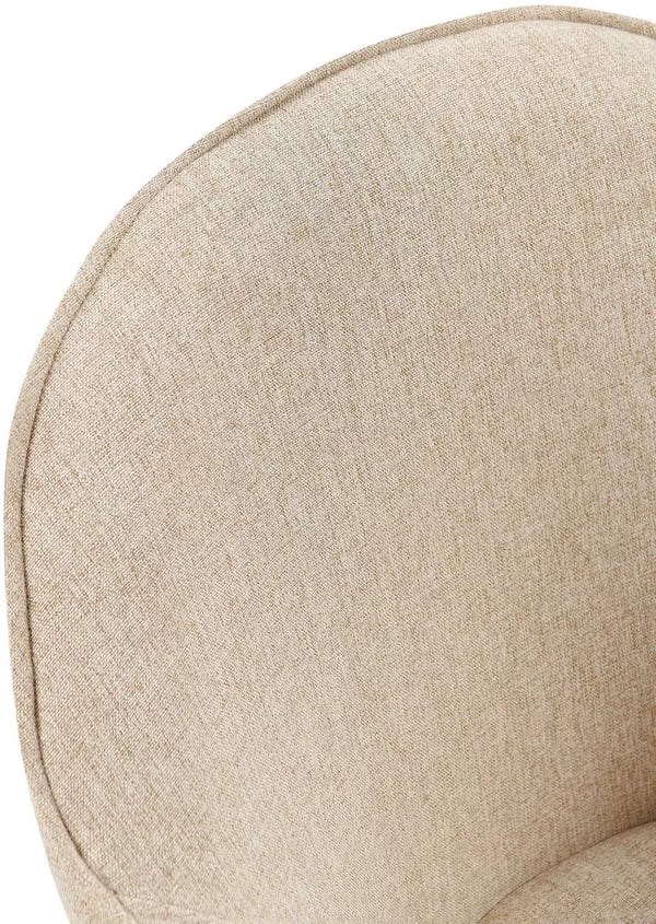 2 kpl Boise kangastuolia, taupe, metallirunko