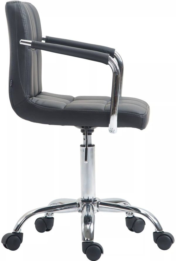 Toimistotuoli Lucy V2 harmaa keinonahka kromirunko