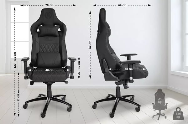 Kontorstol Keren Ægte Læder