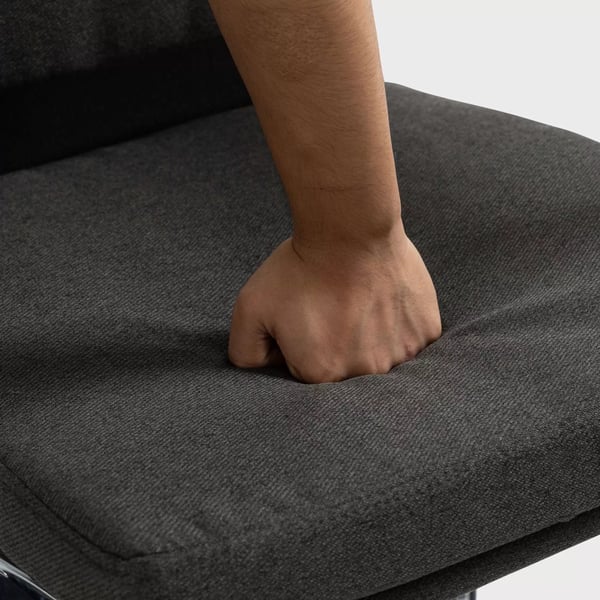 Toimistotuoli Cleveland tummanharmaa, kromioptiikkarunkoinen