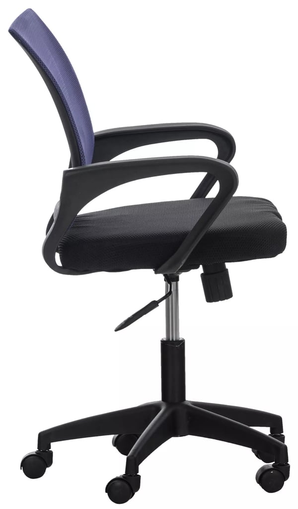 Tyttuoli Auburn, violetti mikrokuitu, muovijalusta