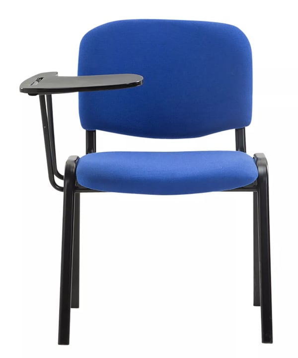 Sæt med 4 Ken stole med klapbord, stof