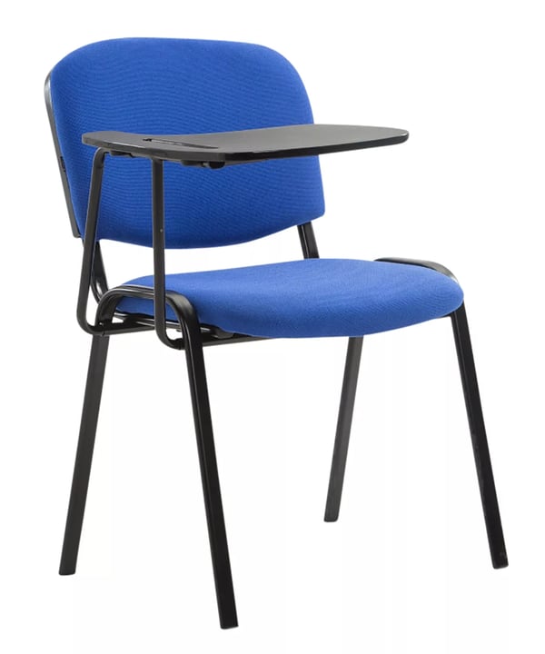 Sæt med 4 Ken stole med klapbord, stof