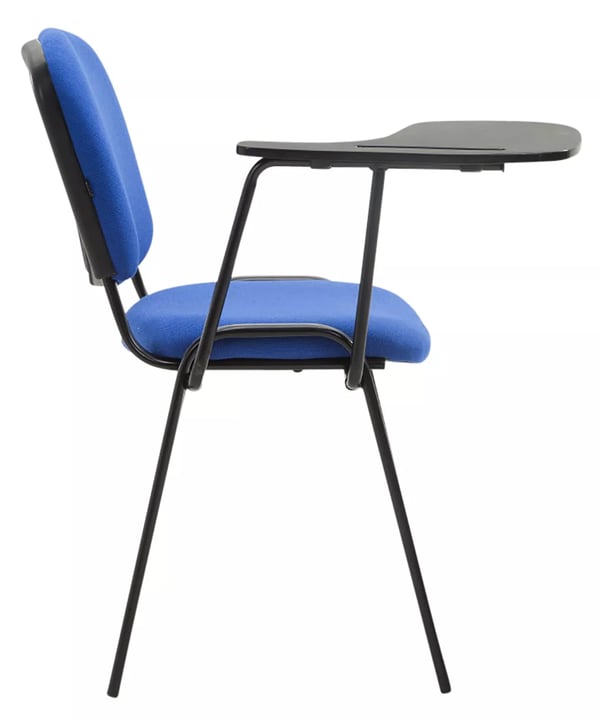 Sæt med 4 Ken stole med klapbord, stof