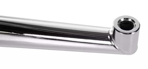 Forkromet metal firkantet stolefod til kontor- og skrivebordsstole - 60 cm bredde