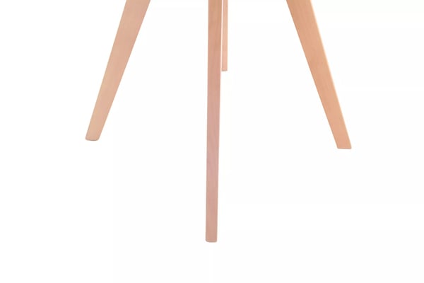 Ruokapöytä Viktor pyöreä 75cm MDF / Pyökki valkoinen