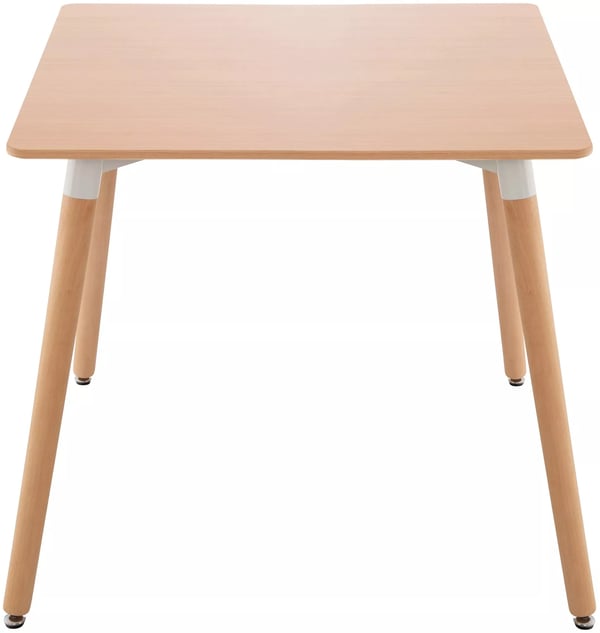 Viborg 80 cm massiivipuinen ruokapöytä, luonnonvärinen