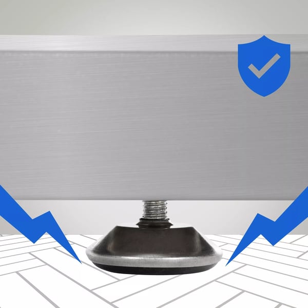 2x Velden Pytjalat 70-90 cm, ruostumaton ters