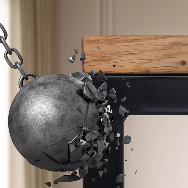 Manteo egetræssidebord med matsort metalramme 46x25x63 cm