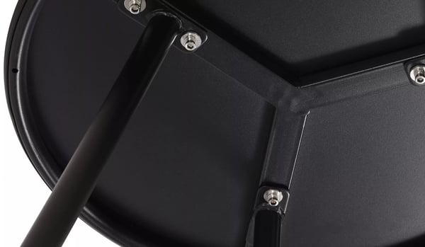 Berea udendørs sofabord - sort plastplade med rustbestandige metalben
