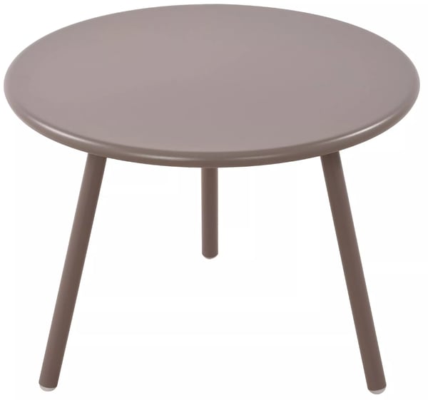Minot Taupe sofabord i plast med metalramme
