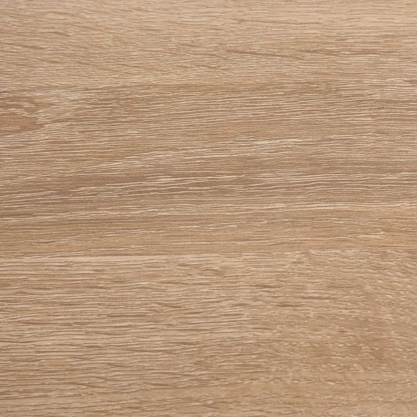 Taitettava työpöytä pyörillä, MDF, valkoinen/luonnollinen, 107x55x76cm