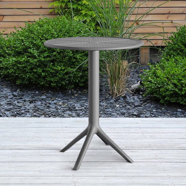 Peuty20 Lacbta pyöreä 60 cm tuhea anthracite muhvivbille plastica