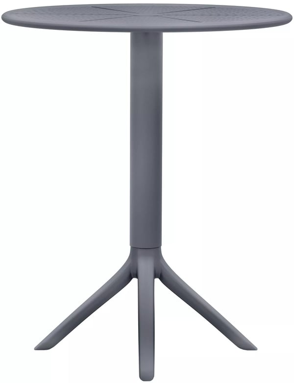 Peuty20 Lacbta pyöreä 60 cm tuhea anthracite muhvivbille plastica