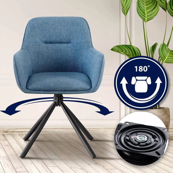 Set med 2 Tipton tygstolar