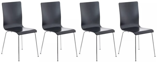 Sæt med 4 Pepe gæstestole Sæt med 4 Pepe gæstestole