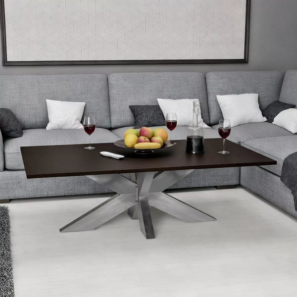 Duncan Bordben i rustfrit stål L98xB58xH43 cm - Industrielt design, korrosionsbestandigt, nem montering