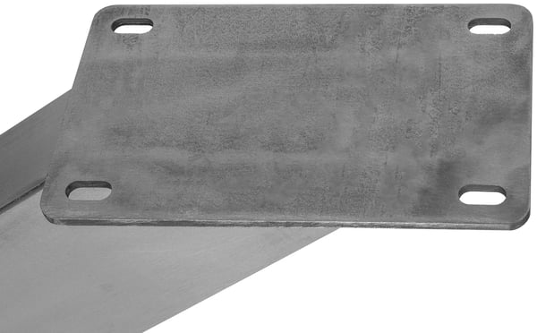 Duncan Bordben i rustfrit stål L98xB58xH43 cm - Industrielt design, korrosionsbestandigt, nem montering
