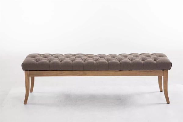 CLP Ramses stofbænk antik-lys 150