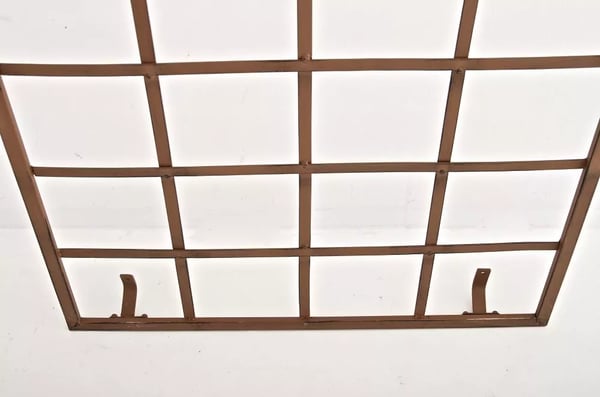 Viva Rautainen Kasvituki/Ritilä, Antiikinruskea - 70x180cm