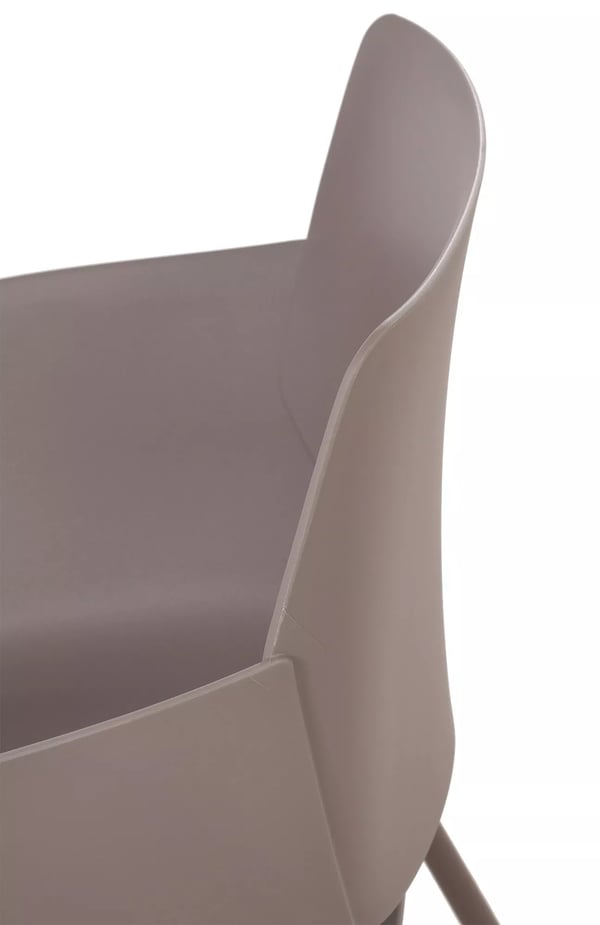 Alpena Aurinkotuoli Taupe - Muovi Istuin, Metallirunko
