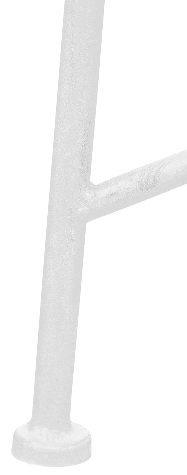 Tara Hvid Metal Havebænk - 113x47x89cm