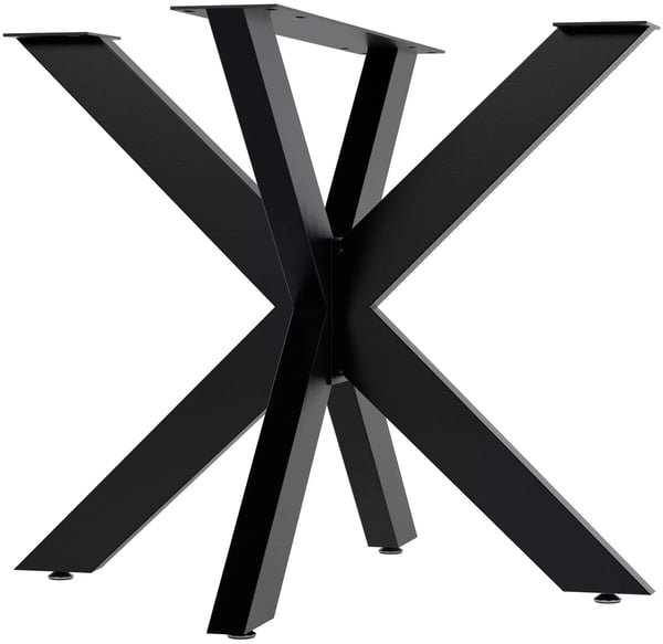 Hardwick industrielle sorte metalbordben - 85x85x71 cm