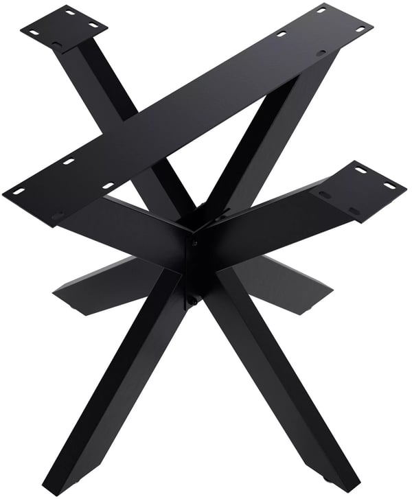 Hardwick industrielle sorte metalbordben - 85x85x71 cm