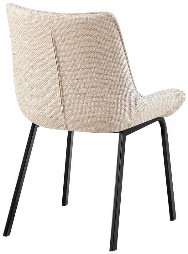 Elegantti tuoli metallijalalla, norsunluu