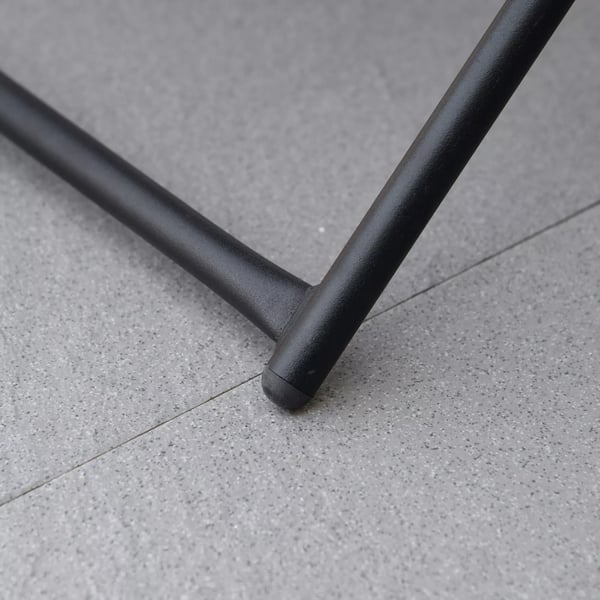Outsunny havebord polyrattan sammenklappeligt sofabord foldebord metalstel grå 40x40x40 cm