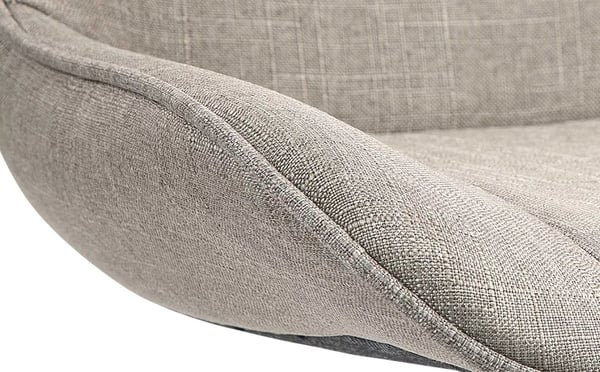 Vonore baarituolisetti (2 kpl), taupe kangas, metallirunkoinen