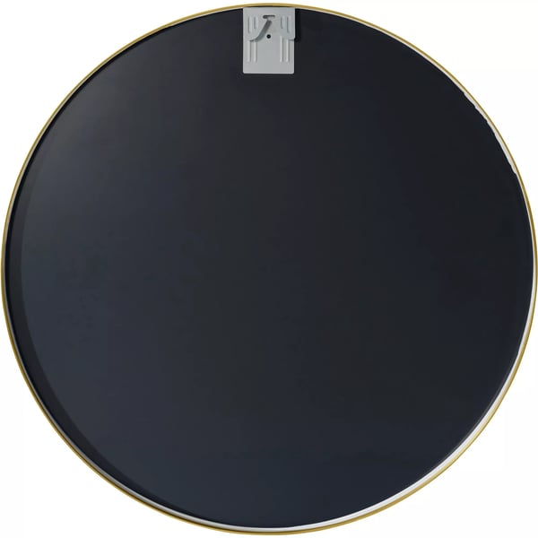 Seinäpeili Elsie XL, kultainen metallikehys, halk. 80cm
