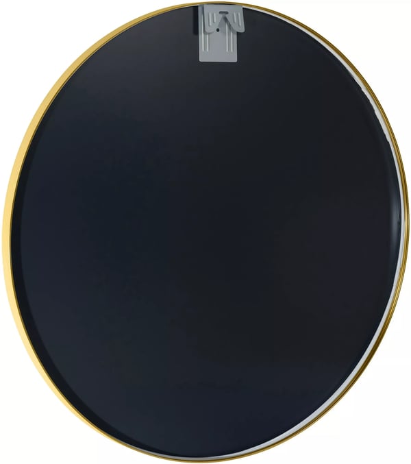 Seinäpeili Elsie XL, kultainen metallikehys, halk. 80cm