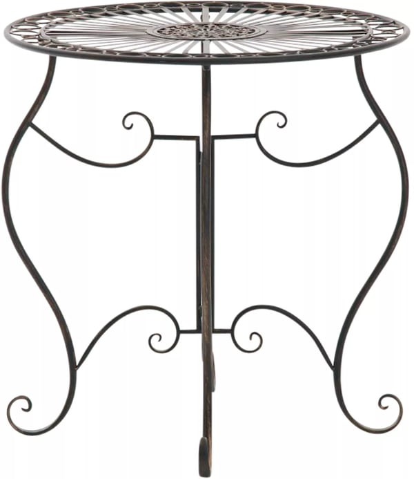 Indra Bronze Metal Have Bistro Bord - 70x70x72cm, 5kg