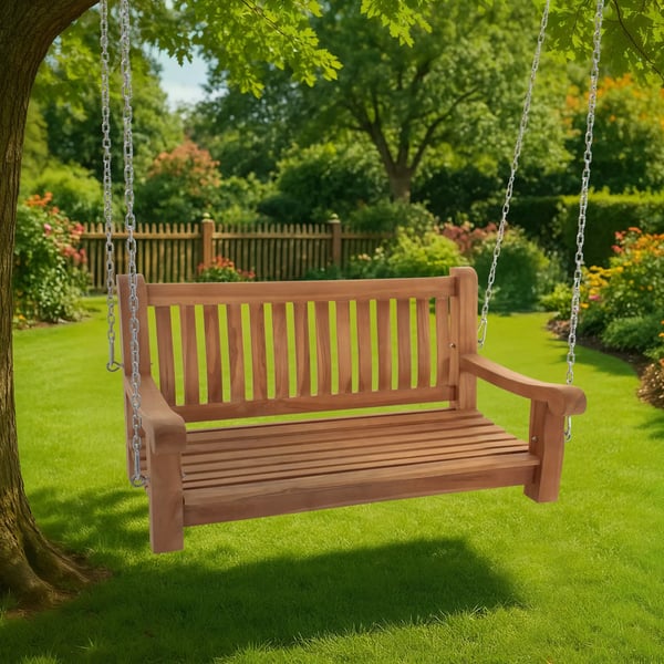 Joyce Teak Træ Gyngesofa 120 cm