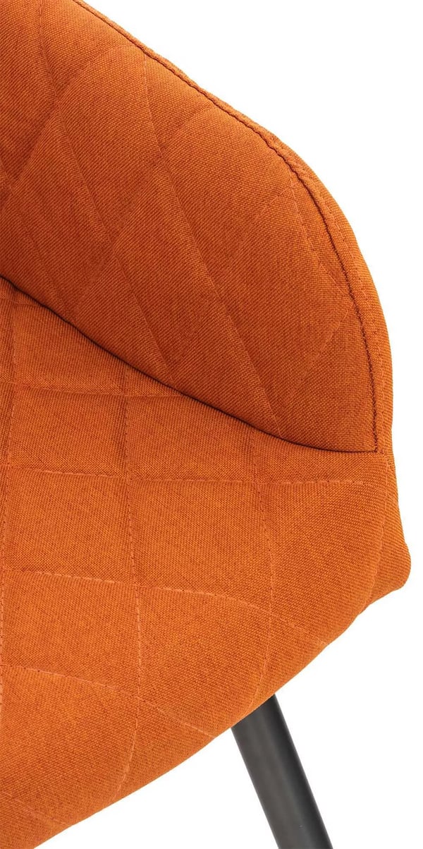 Oranssit Shila-kangastuolit, 2 kpl, Metallirunko
