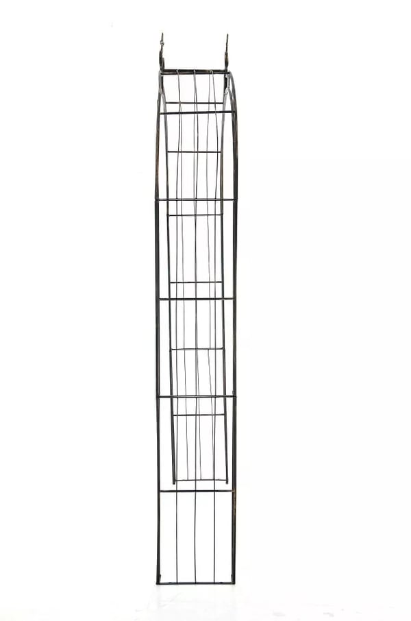 Rosenbue Sol - Robust Metal Espalier til Klatreplanter, Bronze Finish, 148 cm Bred, 260 cm Høj