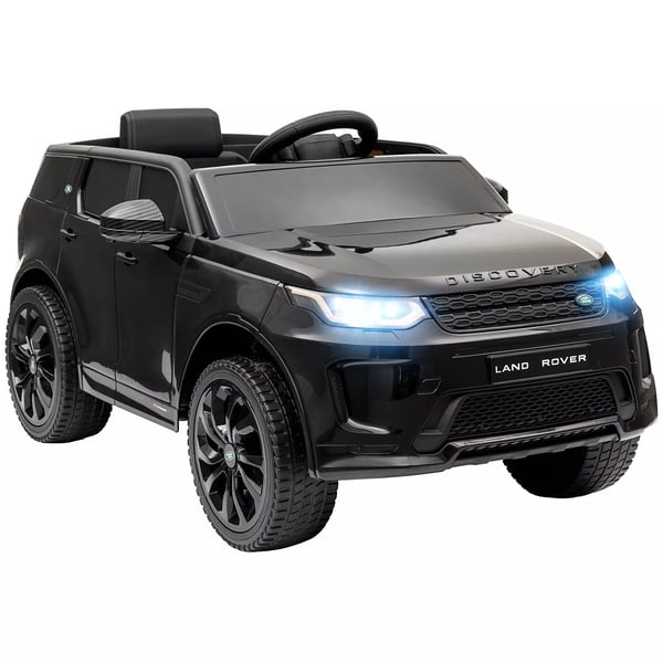 AIYAPLAY 12V Børne Land Rover Discovery Sport Elbil, Sort, med Fjernbetjening og Musik