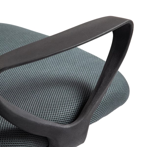 Ergonomisk kontorsstol i mesh-tyg, justerbar, grå