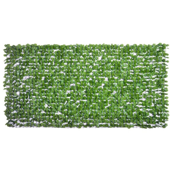 Outsunny Konstgjord Häck Insynsskydd Terrass Väggdekoration Ljusgrön 300x150 cm UV-beständig PE Plast