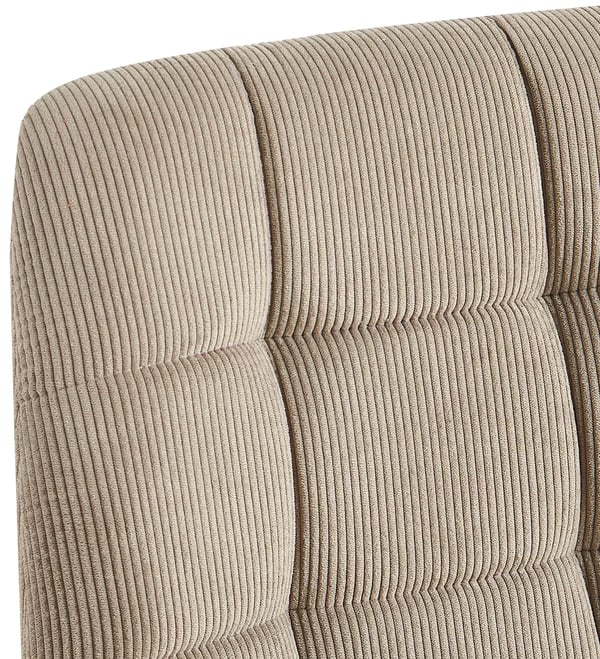 Tilde Cord spisebordsstol, taupe, metalramme