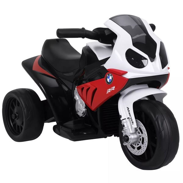 HOMCOM BMW S1000RR Licensierad El-Trehjuling Barnmotorcykel Röd