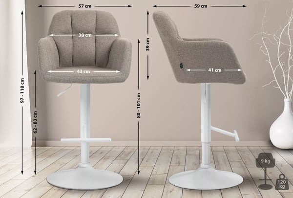 Baarijakkara Natoma kangas valkoinen