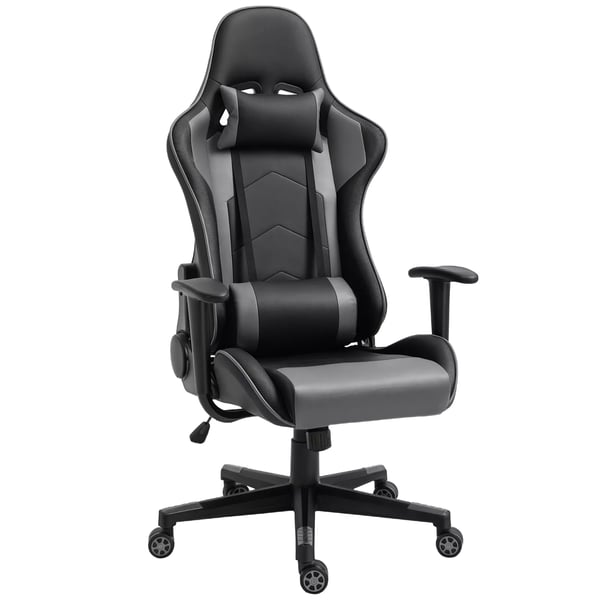 Ergonominen Pelituoli, Keinonahka PU, Vaahtomuovi, MDF, Musta, 67.5x74x126-136cm Ergonominen Pelituoli, Keinonahka PU, Vaahtomuovi, MDF, Musta, 67.5x74x126-136cm