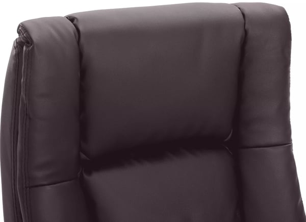Toimistotuoli Sparta, ruskea tekonahka, ergonominen, XL-koko