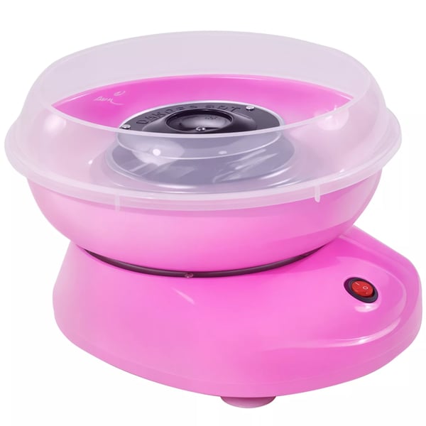 Sukkerspin Maskine - Kompakt Candyfloss Maker med Rustfrit Stål, PP & Lyserød Farve - Perfekt til Hjemmebrug