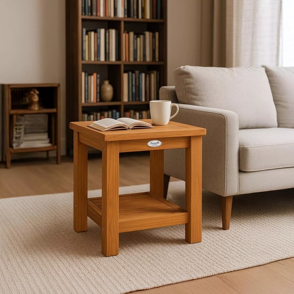 Keaton Teakwood Sivupöytä 45x45x50cm Puu (teak)