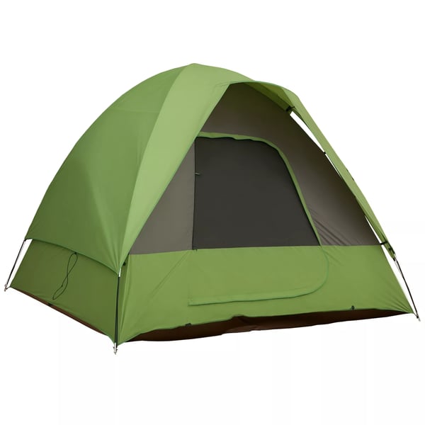 Outsunny Biltelt | Polyester | Grønt | 4-5 personer | 300x300x230 cm