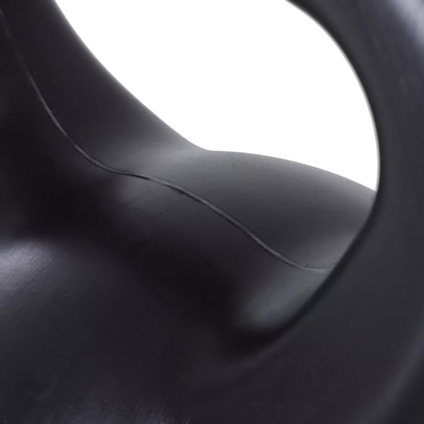 kettlebell 12 kg vægt-håndvægt fyldt med sand til begyndere sort